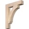Ekena Millwork Imperial Block Smooth Bracket, Douglas Fir, 3 1/2"W x 20"D x 24"H BKT04X20X24IMP05SDF - alternate 1